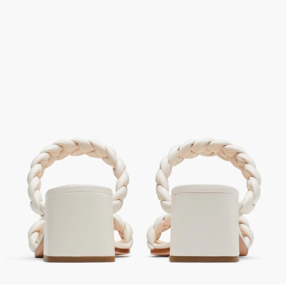 ♠️kate spade Juniper Braided Slide Sandals, Parchment NIB - Picture 7 of 9